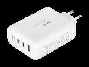 Chargeur mural Kruger&Matz GaN 140 W avec charge rapide et alimentation