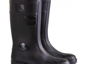 Erkek wellingtons. Siyah.  13157/A . pvc.o4 fo src.