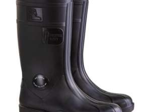 Erkek wellingtons. Siyah.  13157/A . pvc.o4 fo src.