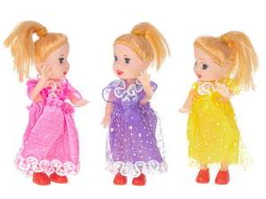 Poupées pour maison de poupée set 3pcs 10cm
