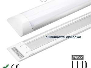 Lampe linéaire LED encastrée slim 60cm 18W 6000K froide