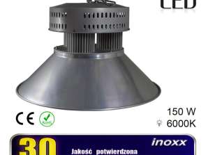 Teollinen LED-lamppu 150W high bay COB 6000K kylmä 13500lm