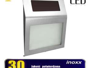 Lampe solaire LED avec numéro de maison illuminé