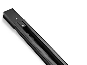 Eénfasige rail 100 cm zwart