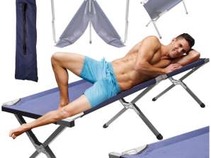 Faltbares Campingbett Kanu XXL blau 150kg