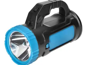 LED Taschenlampe SMD 3W COB 3W. 110lm. zwei Stromversorgungsoptionen Akku 1200 mAh oder 3xAA