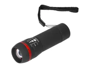 LED Taschenlampe 1W mit Zoom. 60lm. 3xAAA