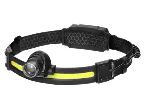 LED COB CREE priekinė lempa su 1200 mAh baterija