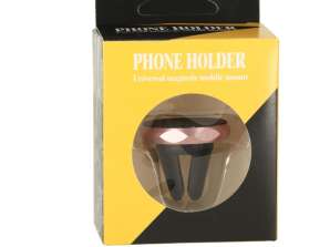 Magnetischer Telefonhalter, Autohalterung für Lüftungsschlitze, rosa