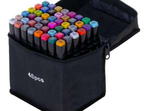 Doppelseitige Alkoholmarker in einem Ständer von case 48