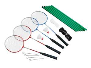 Badminton Set MASTER Fun 4 mit Netz