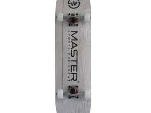 Skateboard MASTER Experience Board - weißes Holz