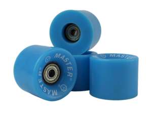 Räder für Kunststoffplatte MASTER - 60 x 45 mm - blau