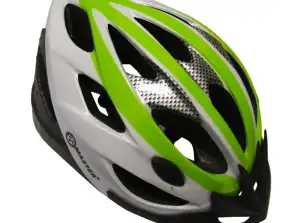 Casco da bicicletta MASTER Force - M - verde-bianco