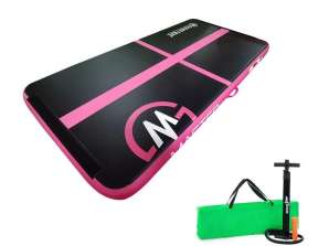 Airtrack MASTER 200 x 100 x 10 cm - nero - rosa