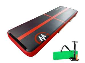 Airtrack MASTER 300 x 100 x 10 cm - nero-rosso