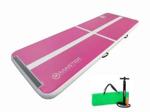 Airtrack MASTER 300 x 100 x 10 cm - rosa - bianco