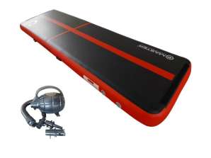 Airtrack MASTER 400 x 100 x 20 cm - nero - rosso