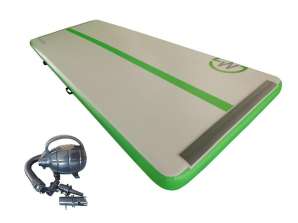Airtrack MASTER 400 x 150 x 20 cm -grigio - verde