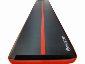 Airtrack MASTER 800 x 150 x 20 cm - nero-rosso