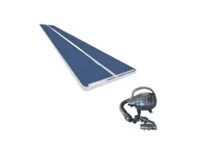 Tappetino gonfiabile Airtrack MASTER S Pro 1400 x 200 x 20 cm blu bianco