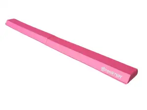 Gymnastik-Schwebebalken MASTER 240 x 15 cm EVA faltbar rosa