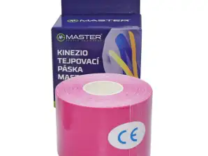 Kinezio tape MASTER 5 cm x 5 m rosa