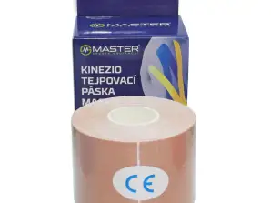 Kinezio tape MASTER 5 cm x 5 m brunfarge
