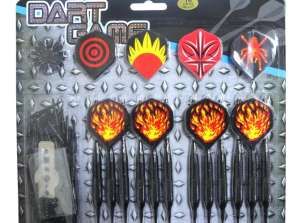 Darts MASTER Black Plated Brass 12 Stück - SoftIP 16g Set