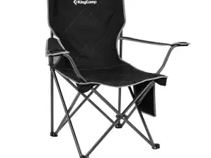 Camping folding chair KING CAMP Lotus B10 black