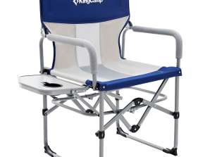 Camping folding chair KING CAMP Director blue gray