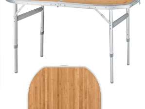 Campingtisch KING CAMP Bambus 120 x 80 cm