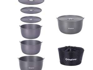 Set stoviglie da campeggio - ešus KING CAMP Climber IV
