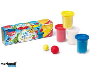 Тесто для теста 4x114 г 4 основных цвета Creative Maped