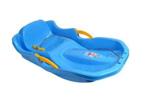 Kunststoff Schlitten Speed Bob - blau