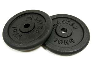 Jernvektplate MASTER 10 kg (par)