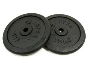 Eisenhantelscheibe MASTER 15 kg (Paar)