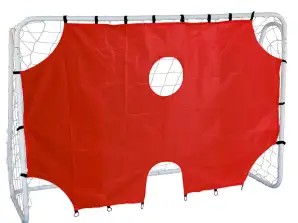 Fotballmål 213 x 152 x 76 cm med treningshull