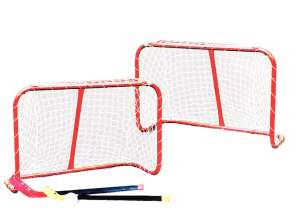 Unihockey Torset MASTER 81 x 54 x 31 cm mit Stöcken