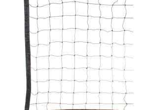 Voetbalnet MASTER 9,5 x 1 m met touw zwart