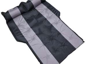 Opblaasmatras autobed 170x120cm zwart