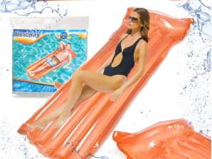BESTWAY 44013 Matelas pneumatique de natation de plage pour piscine orange