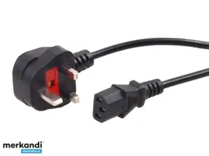 MCTV 806 42160 Virtakaapeli 3-pinni 1.5m pistoke GB