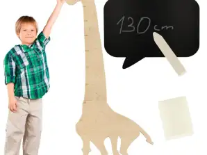 Medinės žirafos aukščio lentelė 125 cm