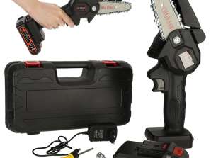 Mini tronçonneuse USB dans une valise