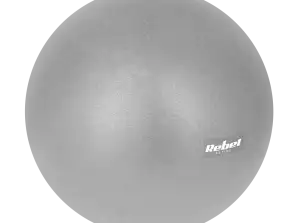 Mini exercise ball for rehabilitation pilates 25cm. gray color. REBEL ACTIVE
