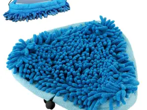 MO2A Tampon de vadrouille bleu microfibre