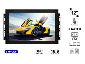 Touchscreen Monitor Open Frame LED 12 Zoll mit VGA HDMI BNC Anschluss... NVOX OP1211T
