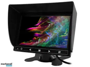 Fahrzeugmonitor oder freistehender LCD 7 Zoll HD AV mit Unterstützung für 2 Kameras 4PIN 12V... NVOX