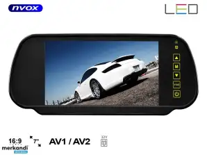LCD Monitor 7 Zoll mit Rückspiegel 12V 24V... NVOX NW701M